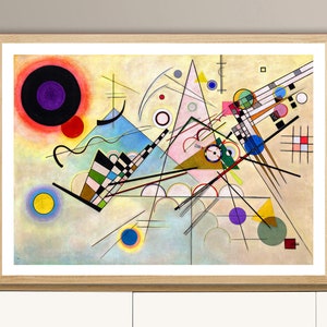 Composition VIII by Wassily Kandinsky, Fine Art Print, Modern Artwork, Expressionist Poster, Abstract Wall Décor, Colorful Wall Art image 1