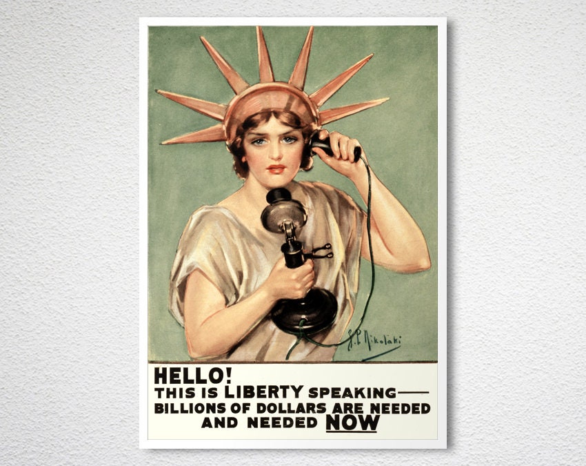 Poster　Etsy　is　Vintage　Liberty　Speaking　Paper　Hello　日本　This　Poster