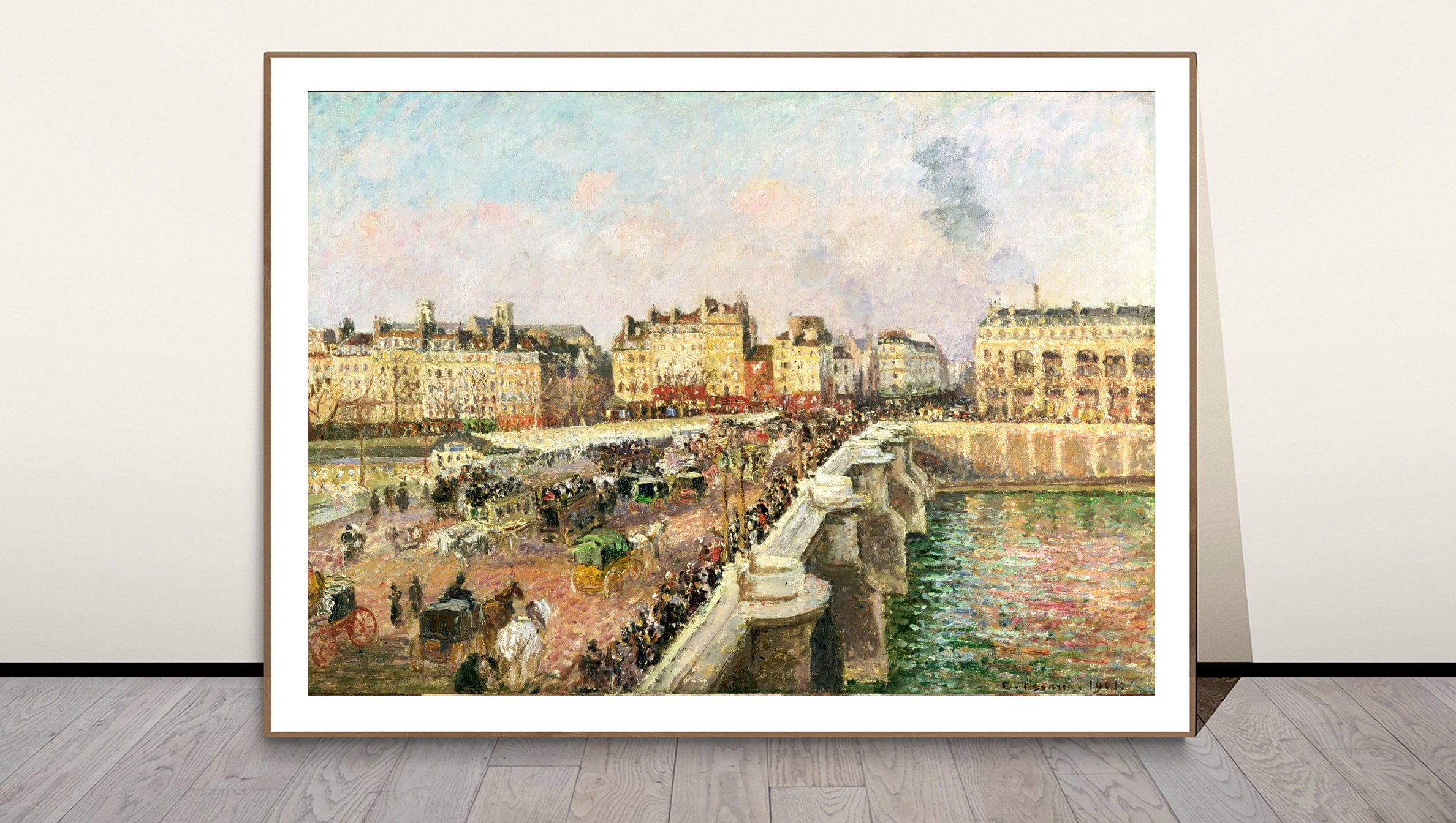 The Pont-neuf Artwork By Camille Pissarro Oil Painting & Art Prints On  Canvas For Sale -  Art Online Store