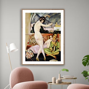 The Dancer by Gerda Wegener, Fine Art Print, Art Nouveau, Danish Painter, Illustration Print, Figurative Art