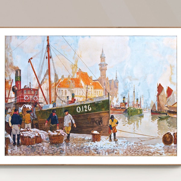 Oostende Poster Etsy