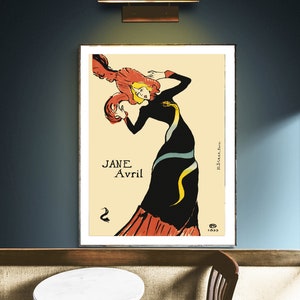 Jane avril print - Etsy 日本