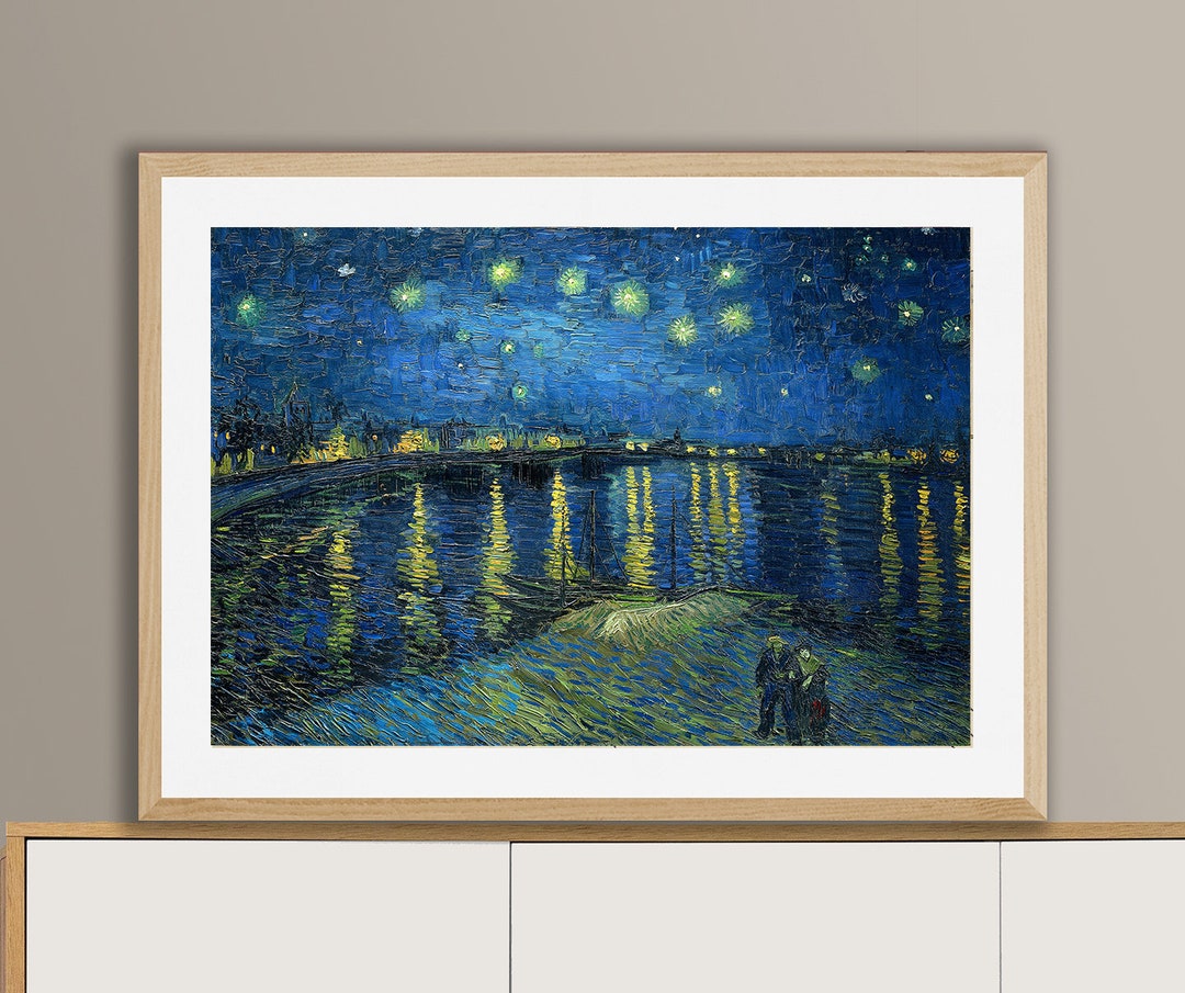 Starry Night Over the Rhone by Vincent Van Gogh Fine Art Print - Poster ...