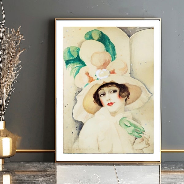 Karneval Lili Elbe by Gerda Wegener Fine Art Print -  Figurative Art / Gift Idea / Wall Decor