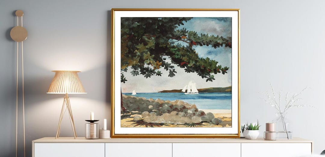 Tableau sur toile. Winslow Homer, Nassau