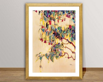 Sonnenbaum by Egon Schiele Fine Art Print - Landscape Art / Gift Idea / Wall Decor