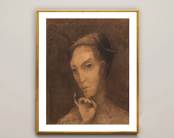 Odilon Redon Mephistopheles Kunstdruck: Makaberes Wanddekor