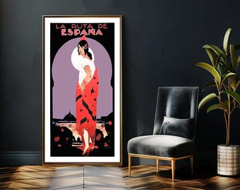 Rafael de Penagos 'La Ruta de Espana' Art Print: Traditional Spanish Decor