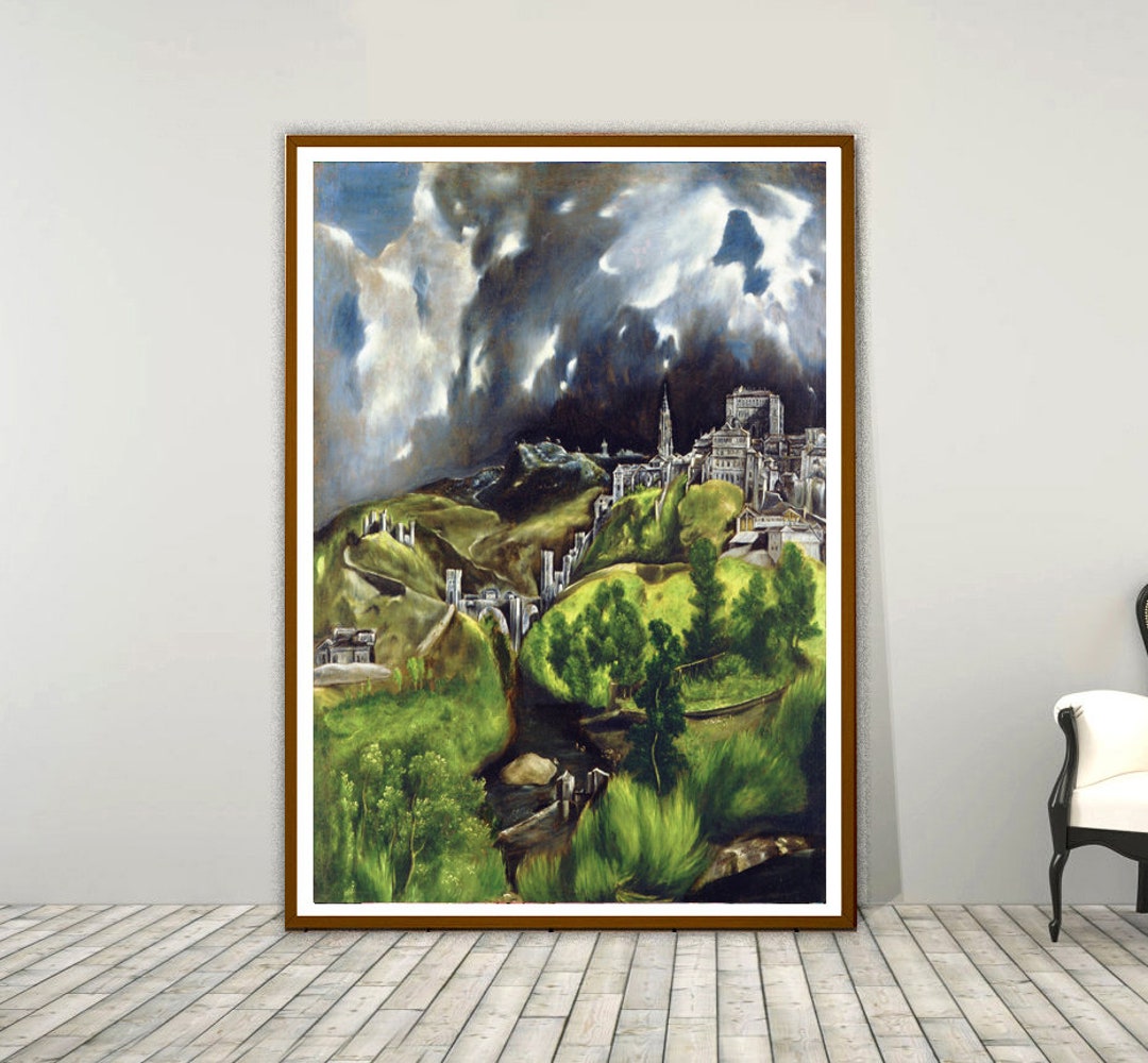 Blick auf Toledo von El Greco Fine Art Print Poster Papier - Etsy.de