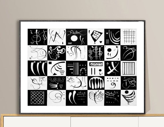 Wassily Kandinsky 'thirty' Fine Art Print: Abstract Wall Decor - Etsy