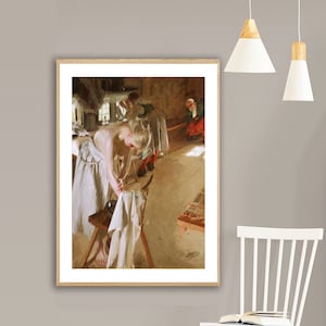 Söndagsmorgon, Sunday Morning by Anders Zorn Fine Art Print - Poster Paper or Canvas Print / Gift Idea / Wall Art