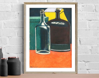 Leon Spilliaert Still Life Art Print: Flacons et Boites Poster