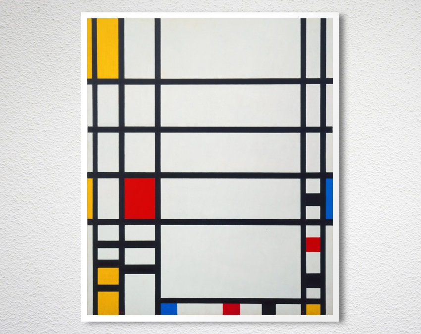 Trafalgar Square by Piet Mondrian Fine Art Print Poster | Etsy