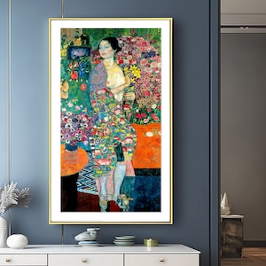 The Dancer by Gustav Klimt Fine Art Print - Entertainment Poster / Gift Idea / Wall Decor