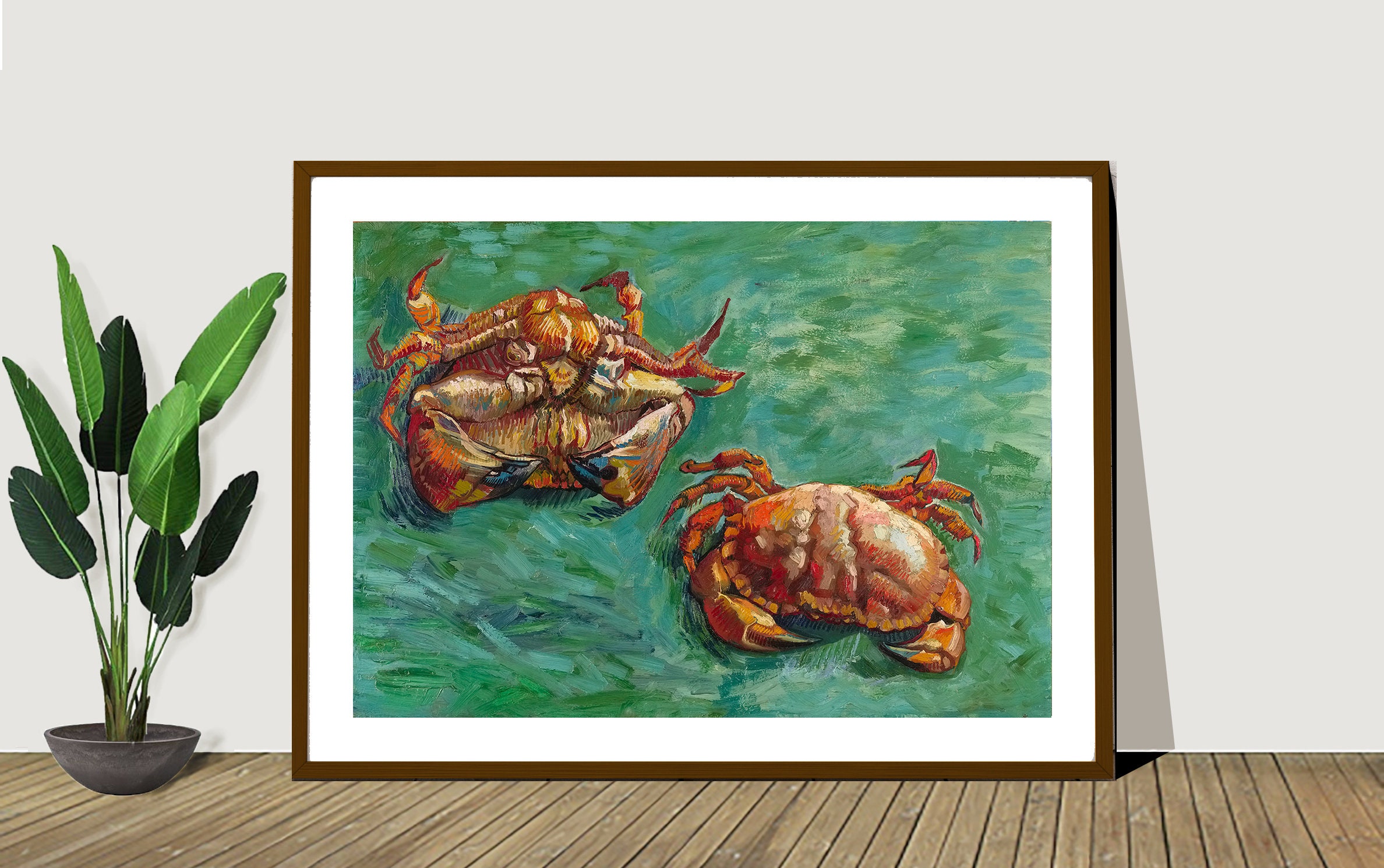 Two Crabs Crabes Vincent Van Gogh Art - Etsy UK