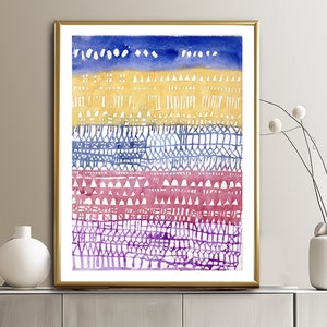 Abstract Art, Old City by Paul Klee Fine Art Print -  Expressionist Wall Art, Surrealist Poster, Abstract Wall Art, Colorful Décor