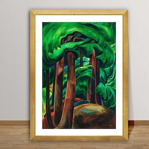 Western Forest by Emily Carr Fine Art Print -  Landscape Art / Gift Idea / Wall Decor