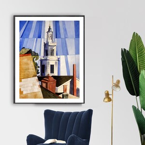The Tower by Charles Demuth Fine Art Print - Poster Paper or Canvas Print / Gift Idea / Wall Decor