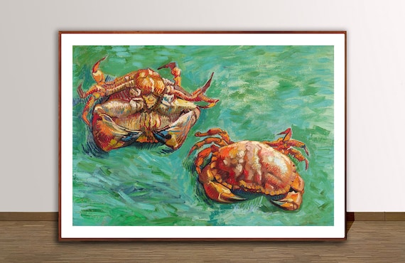 ゴッホ「二匹のカニ」版画：動物画 - Etsy 日本