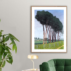 La familia de los árboles por Felix Vallotton Fine Art Print - Papel de póster o impresión de lienzo / Idea de regalo / Decoración de pared