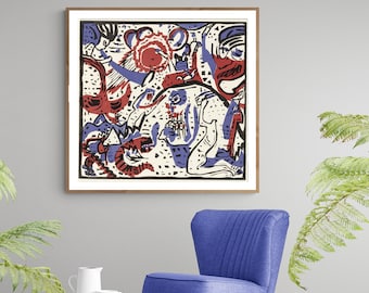 Great Resurrection (Grosse Auferstehung) Wassily Kandinsky, Fine Art Print, Modern Artwork, Expressionist Poster, Abstract Wall Décor