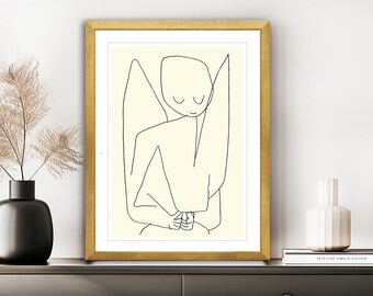 Vergesslicher Engel (forgetful Angel) by Paul Klee Fine Art