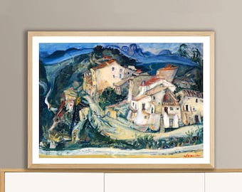 カイム・スーティン【セレの風景】、希少な画集画、新品高級額 il_340x270.5534359123_n508.jpg