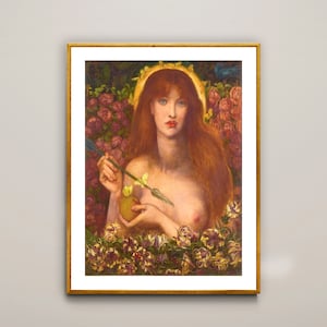 Venus Verticordia di Dante Gabriel Rossetti Fine Art Print - Poster su carta o tela stampata / Idea regalo