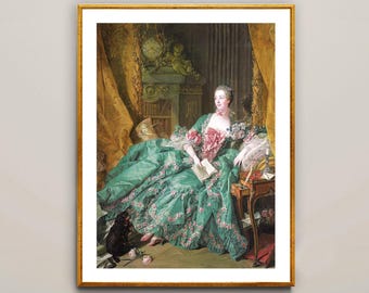 フランソワ・ブーシェ ポンパドゥール夫人の肖像 1756年 ジャンヌ