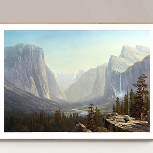 Yosemite, Arizona by Albert Bierstadt Fine Art Print - Poster Paper or Canvas Print / Gift Idea / Wall Decor