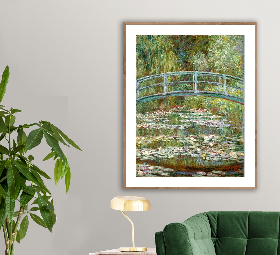 Monet Lily Pond Print: Impressionist Botanical Wall Art - Etsy