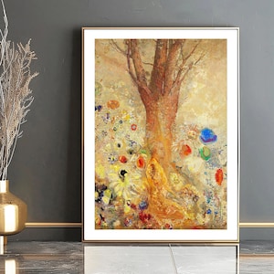 The Buddha by Odilon Redon Fine Art Print - Religious Art / Gift Idea / Wall Decor