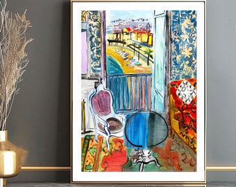 ラウル・デュフィ版画: ニース・ル・ゲリドン、フランス - 都市景観