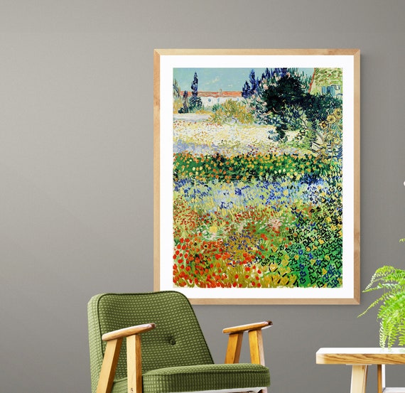 ヴィンセント・ヴァン・ゴッホ作「アルルの花咲く庭」ファイン