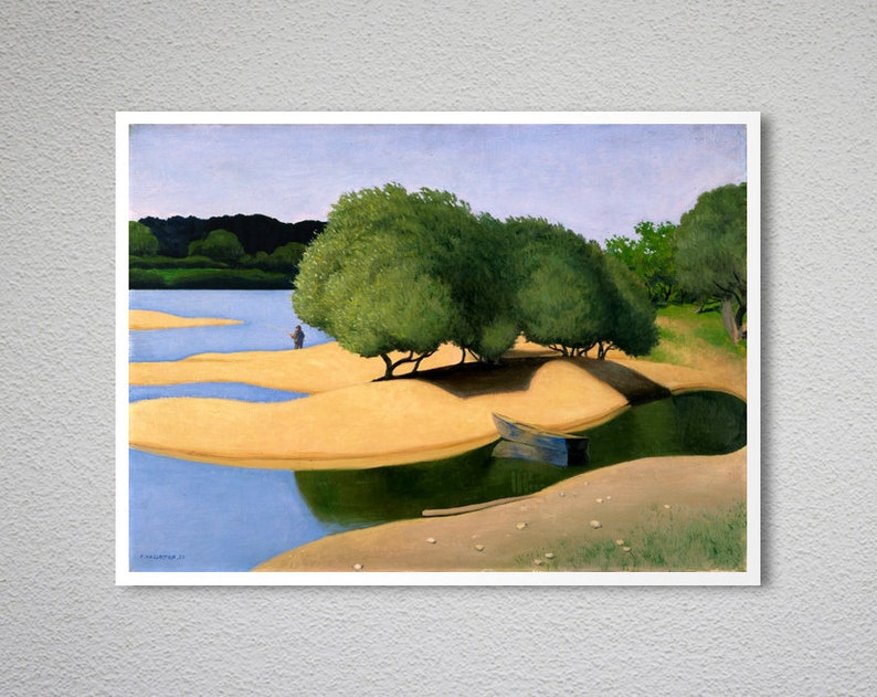 Des Sables au Bord de la Loire, 1923 - Félix Vallotton - Framed art Print main image 1