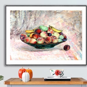 Le Parasol a La Terrasse de Morgat by Henri Lebasque Fine Art Print - Poster Paper or Canvas Print / Wall Decor