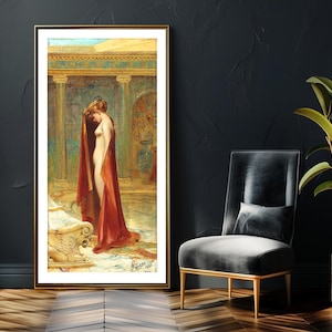 A Beauty by Luis Ricardo Falero Fine Art Print - Naked Figurative Painting / Gift Idea /  Naked Woman Wall Art