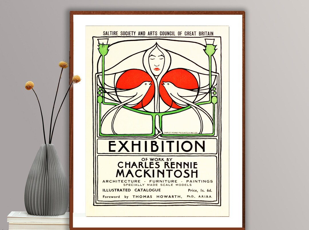 【★大感謝セール】 Rennie Charles Mackintosh and Arts - Poster Exhibition アート・デザイン・音楽