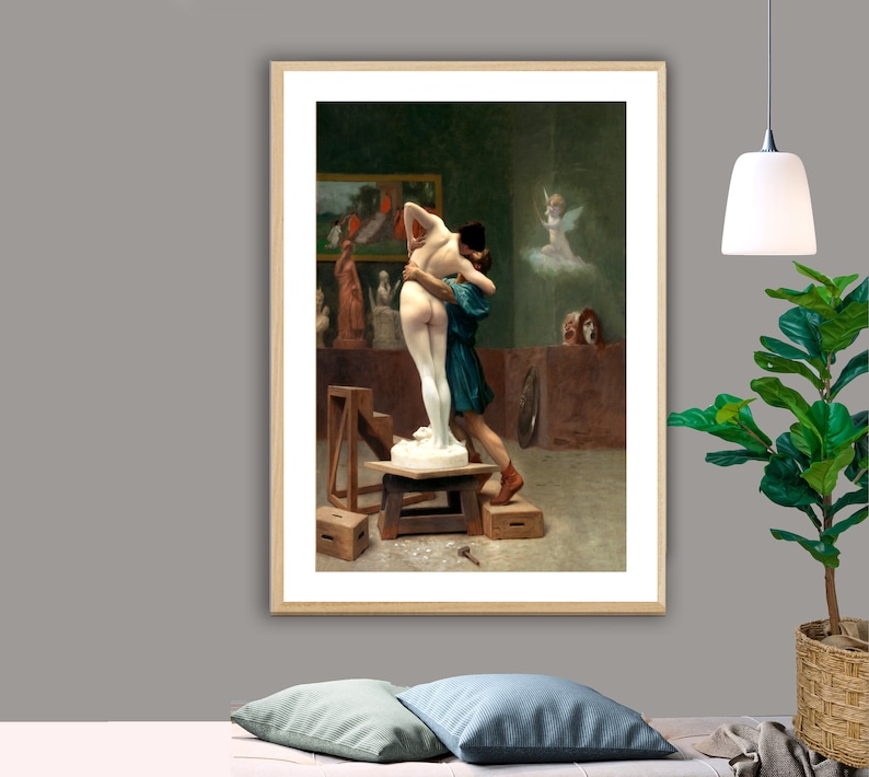 Pygmalion and Galatea by Jean Leon Gerome Fine Art Print - Etsy