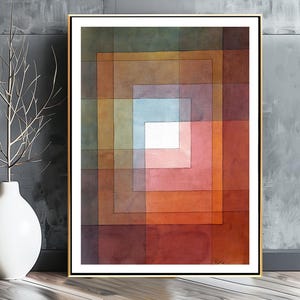 Polyphonic Setting for White by Paul Klee Fine Art Print - Abstract Art / Gift Idea / Modern Wall Decor