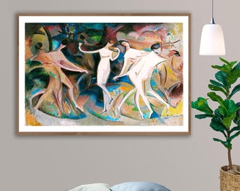 Alice Bailly 'Le Caprice des Belles' Art Print: Fauvist Dancers