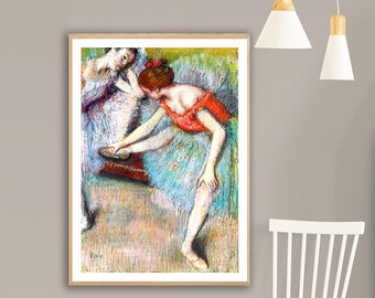 Edgar Degas Dancers Art Print: Impressionist Ballet Painting