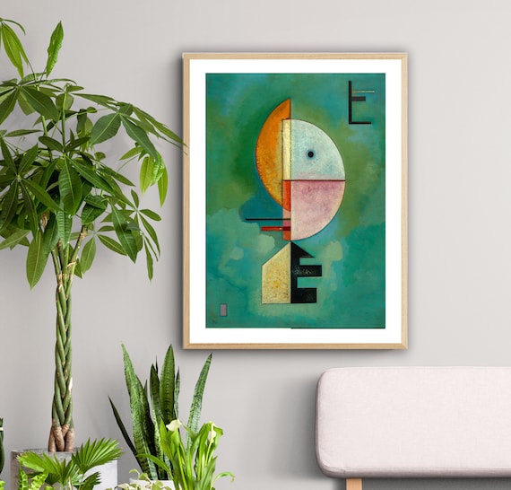 Verso l'alto di Wassily Kandinsky Fine Art Print Carta per poster