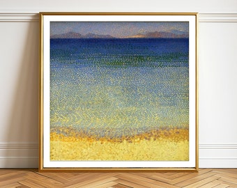 Impresión cruzada de Henri Edmond: Arte paisajístico de las Islas de Hyères