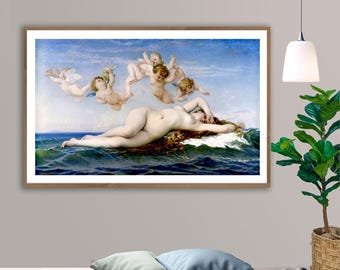 Konsttryck Venus födelse av Alexandre Cabanel - Canvastavla eller poster