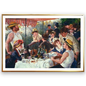 Luncheon of the Boating Party by Pierre Auguste Renoir Fine Art Print - Impressionist Art / Gift Idea / Wall Decor