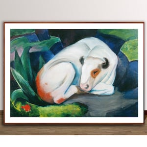 The White Bull by Franz Marc Fine Art Print - Animal Poster / Gift Idea / Wall Decor
