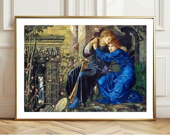 Edward Burne-Jones 'Love Among the Ruins' Fine Art Print