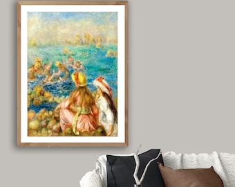 Renoir Bathers Print: Impressionist Seaside Wall Art