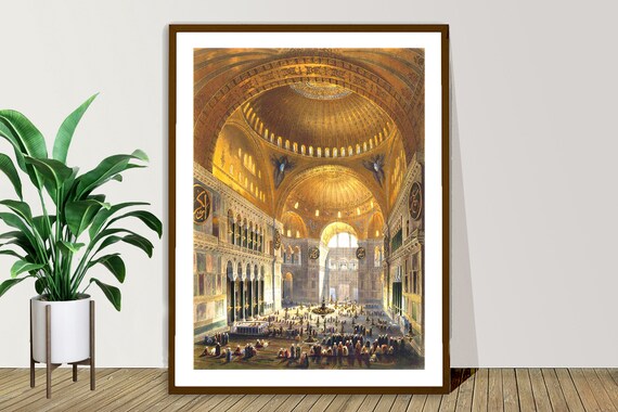 Iglesia de Santa Sofía Aya Sofía por Gaspare Fossati Fine - Etsy España Iglesia de Santa Sofía Aya Sofía por Gaspare Fossati Fine - Etsy España